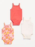Ribbed Cami Bodysuit 3-Pack for Baby