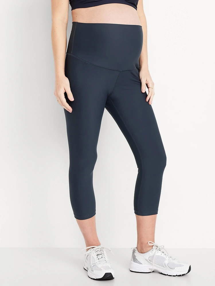 Legging de maternité court sculptant Powersoft à panneau complet