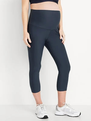 Legging de maternité court sculptant Powersoft à panneau complet