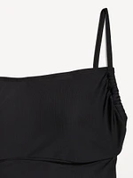 Matte Cutout Back One-Piece Swimsuit