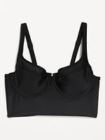 Matte Longline Balconette Swim Top