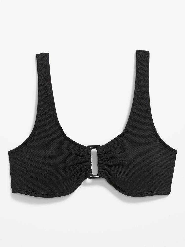 Textured Swim Top