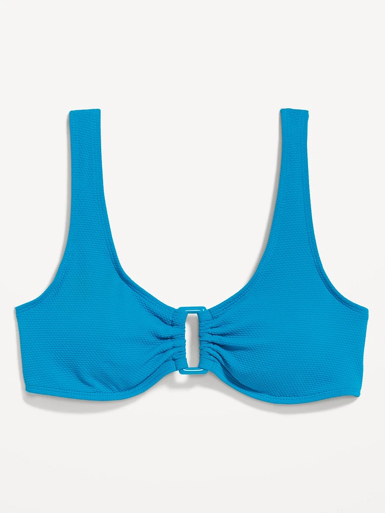 Textured Swim Top