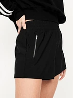 High-Waisted SleekTech Shorts -- 4-inch inseam
