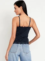 Ruffle Lace Camisole