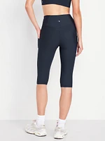 High-Waisted PowerSoft Capri Pocket Leggings