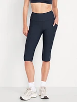 High-Waisted PowerSoft Capri Pocket Leggings