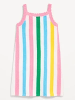 Sleeveless Sweater-Knit Dress for Girls
