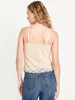 Ruffle Lace Camisole