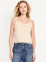 Ruffle Lace Camisole