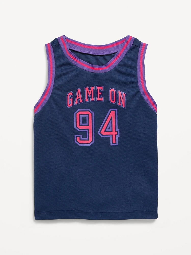 Mesh Graphic Tank Top for Toddler Boys