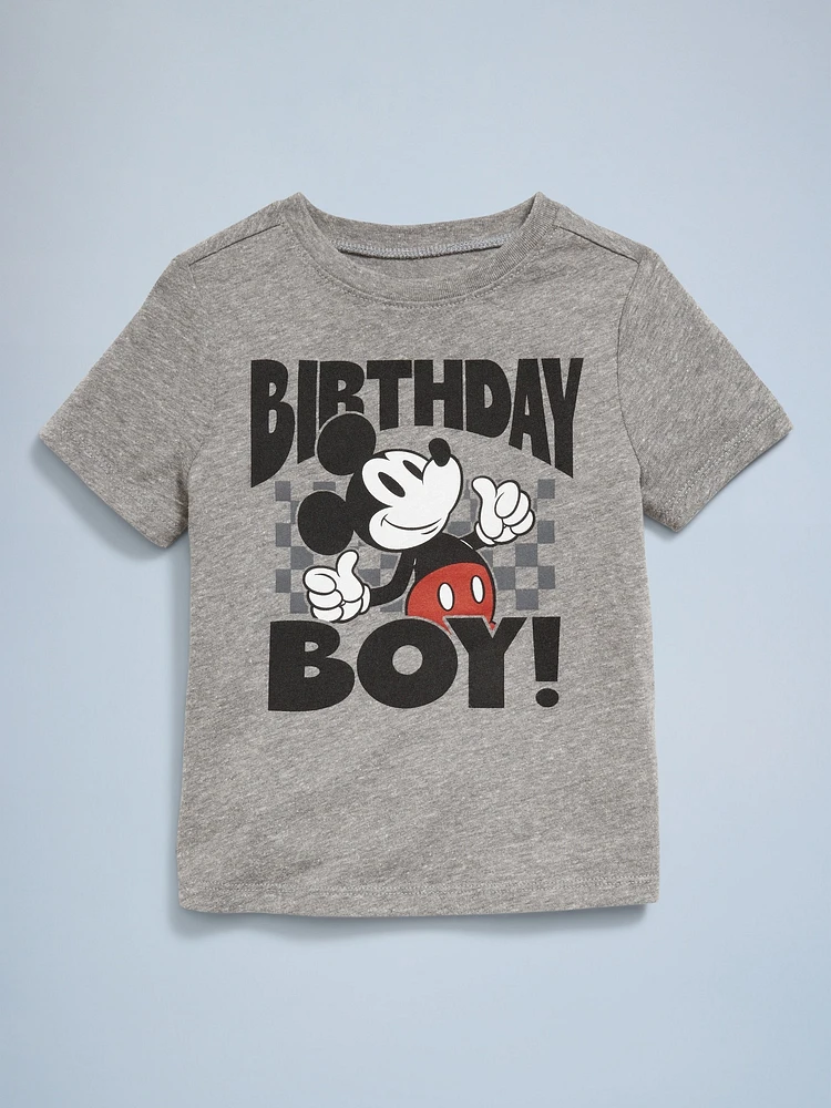 Disney© Birthday Mickey Mouse Graphic T-Shirt for Toddler Boys