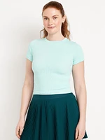 Exhale Seamless Fitted Rib T-Shirt