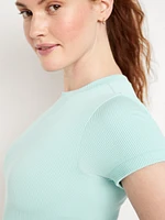 Exhale Seamless Fitted Rib T-Shirt