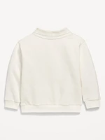 Oversized Collared Graphic Sweatshirt for Toddler Boys