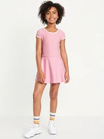 PowerSoft Heart-Shaped Back Athletic Dress for Girls