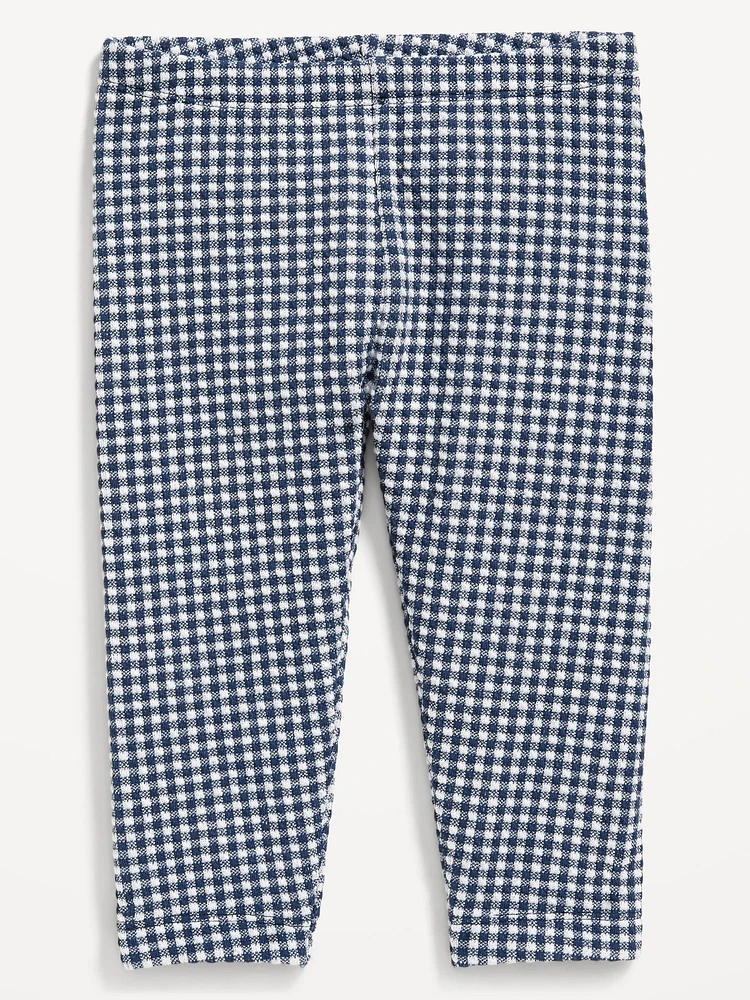 Printed Textured-Knit Capri Leggings for Toddler Girls