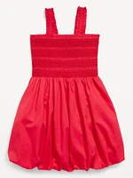 Sleeveless Smocked Bubble Dress for Girls