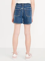 High-Waisted Jean Shorts for Girls