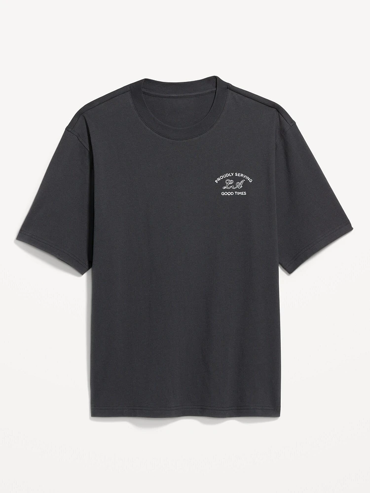 Heavyweight Crew-Neck Graphic T-Shirt