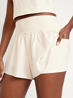 High-Waisted StretchTech 2-in-1 Shorts -- 3-inch inseam