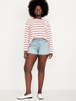 Curvy High-Waisted OG Jean Shorts -- 3-inch inseam