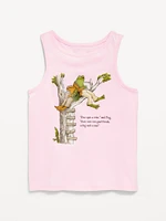 Toad and Frog™ Fitted Graphic Tank Top for Girls