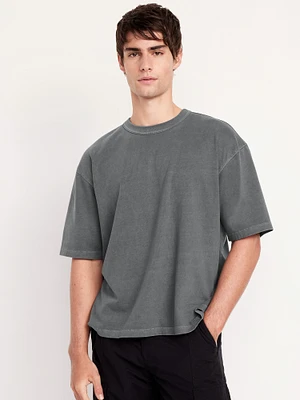 Garment-Dyed Cropped T-Shirt
