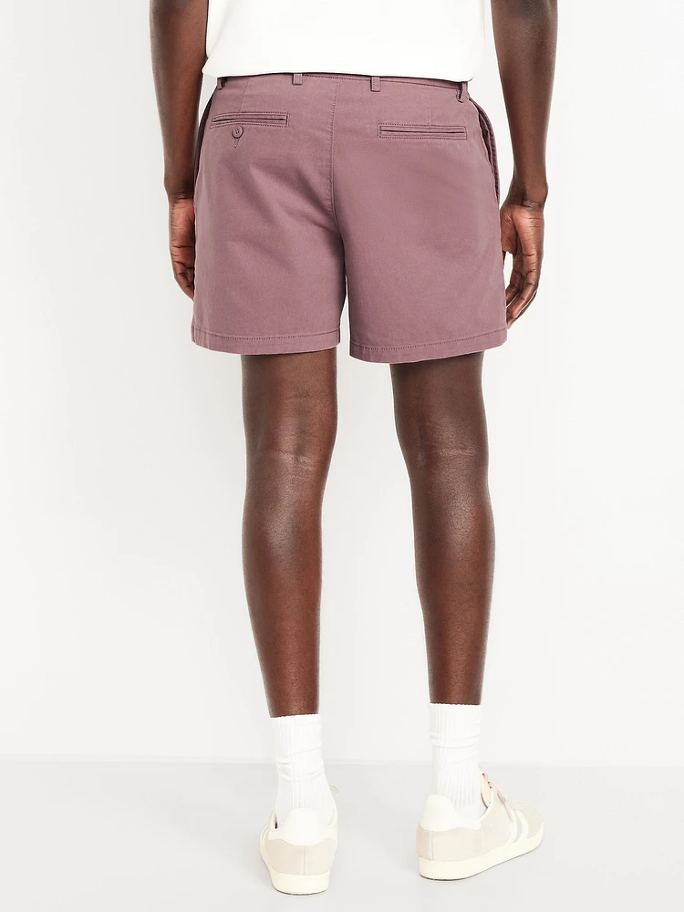 Slim Built-In Flex Rotation Chino Shorts -- 5-inch inseam