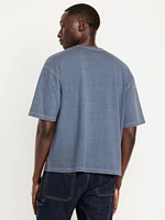 Garment-Dyed Cropped T-Shirt