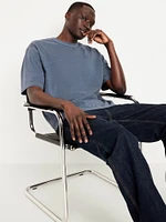 Garment-Dyed Cropped T-Shirt