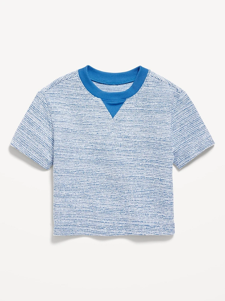 Oversized Boxy T-Shirt for Toddler Boys