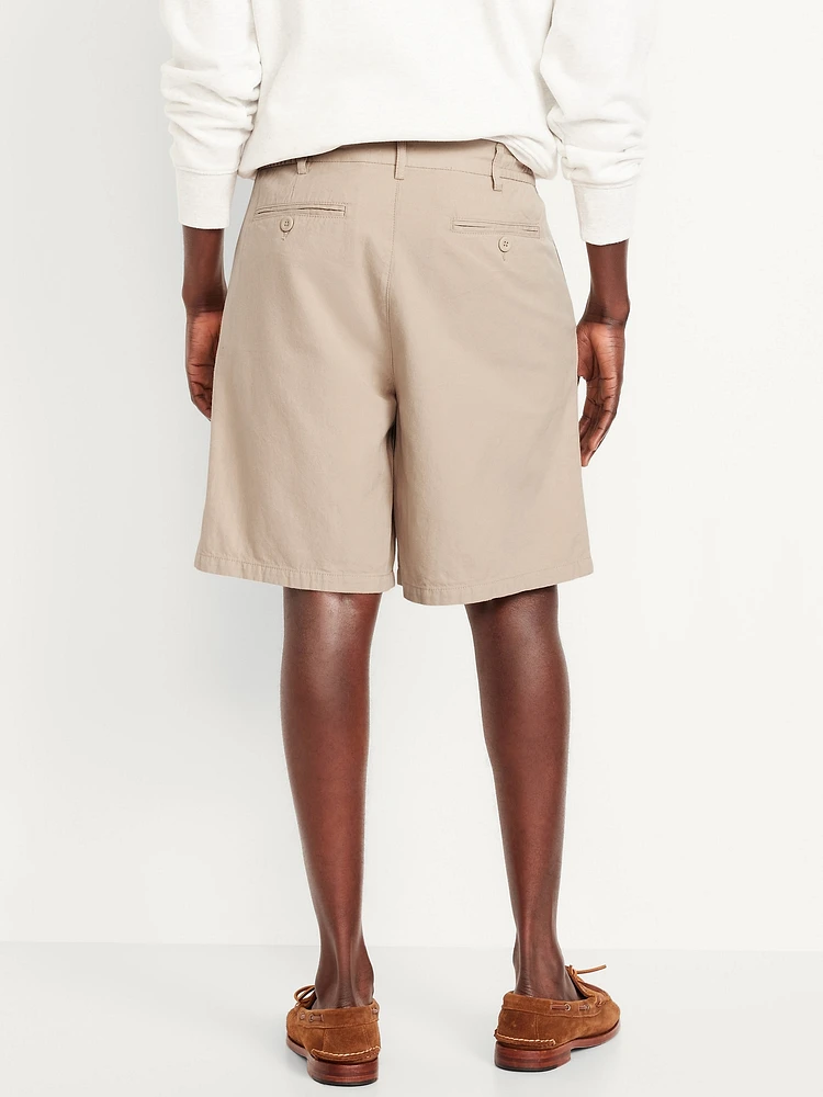 Baggy Bermuda Shorts -- 9-inch inseam