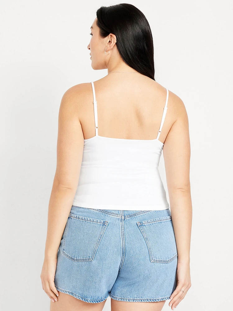 Double-Layer Cropped Cami Top