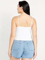 Double-Layer Cropped Cami Top