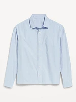 Oversized Cropped Poplin Shirt