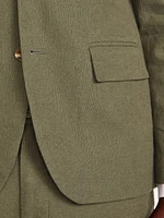 Linen-Blend Blazer