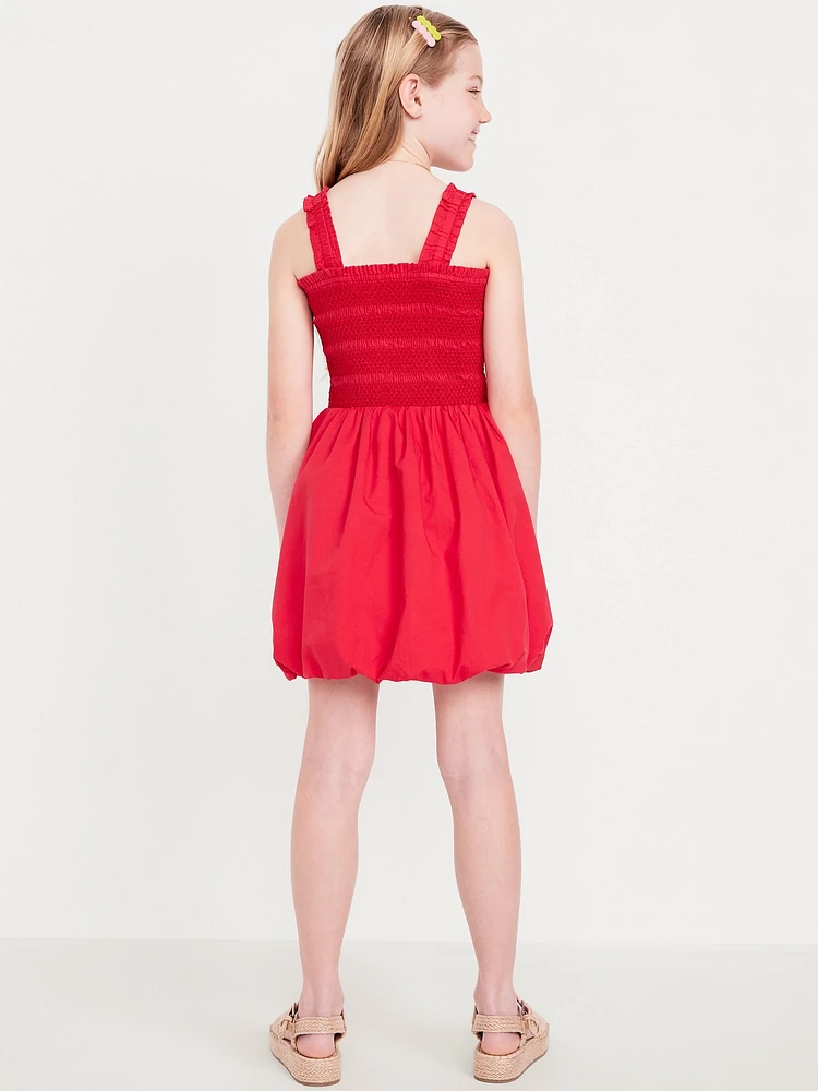 Sleeveless Smocked Bubble Dress for Girls
