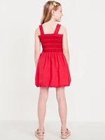 Sleeveless Smocked Bubble Dress for Girls