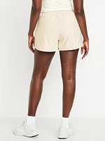High-Waisted PowerSoft Shorts -- 3.5-inch inseam