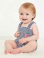 Printed Sleeveless One-Piece Romper for Baby