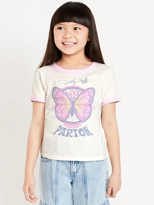 Dolly Parton™ Ringer Graphic T-Shirt for Girls