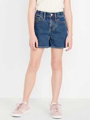 High-Waisted Jean Shorts for Girls