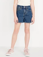 High-Waisted Jean Shorts for Girls