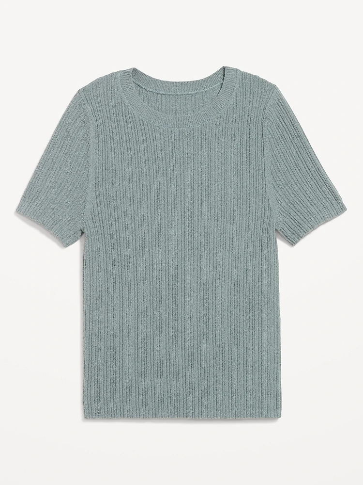 Textured Bouclé T-Shirt
