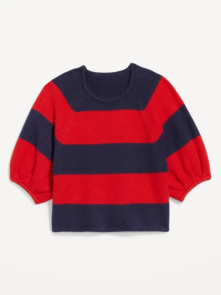 SoSoft Puff-Sleeve Sweater