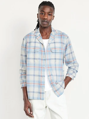 Lightweight Plaid Pocket Shirt
