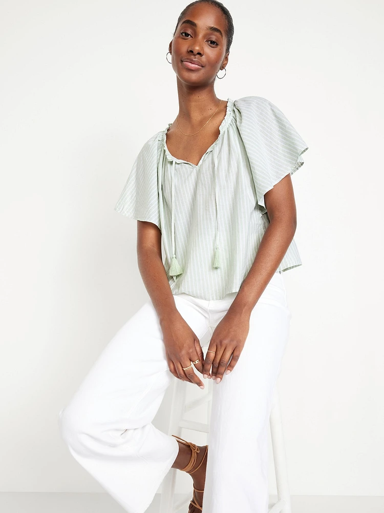 Tassel-Tie Top