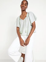Tassel-Tie Top