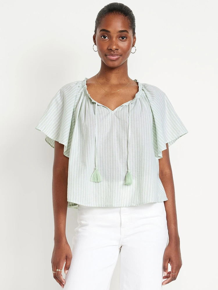 Tassel-Tie Top